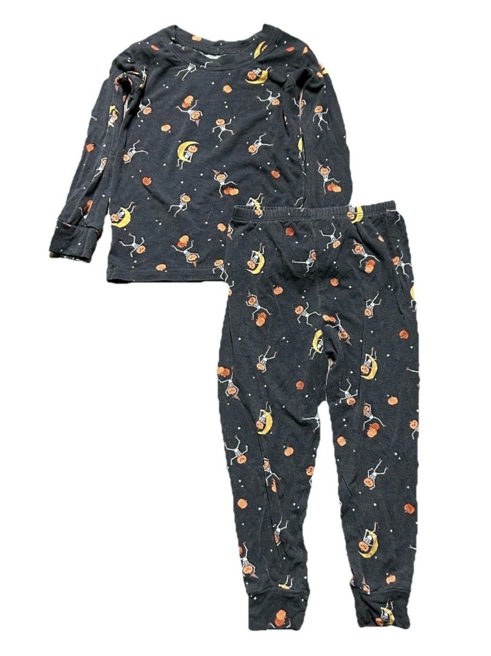 Toddler Boy Pajamas Halloween Christmas Construction Size 3T - Picture 3 of 5